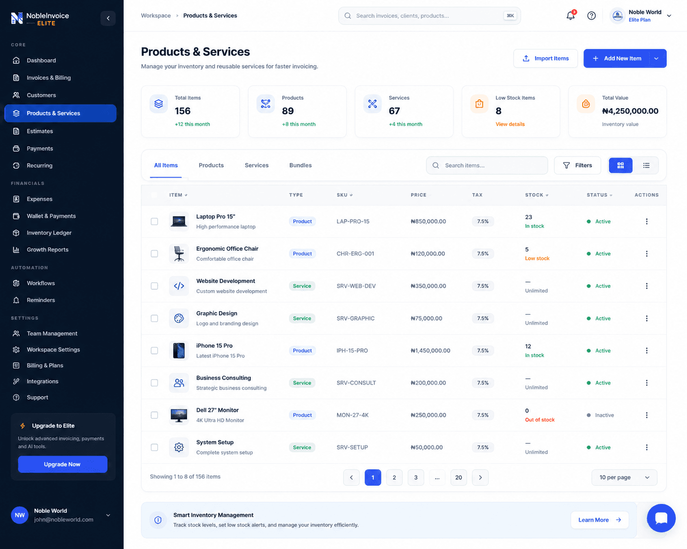 free invoice generator shopify